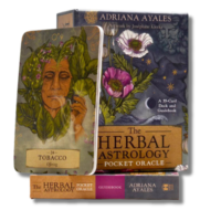 Engelstalig zakformaat orakelset Herbal Astrology